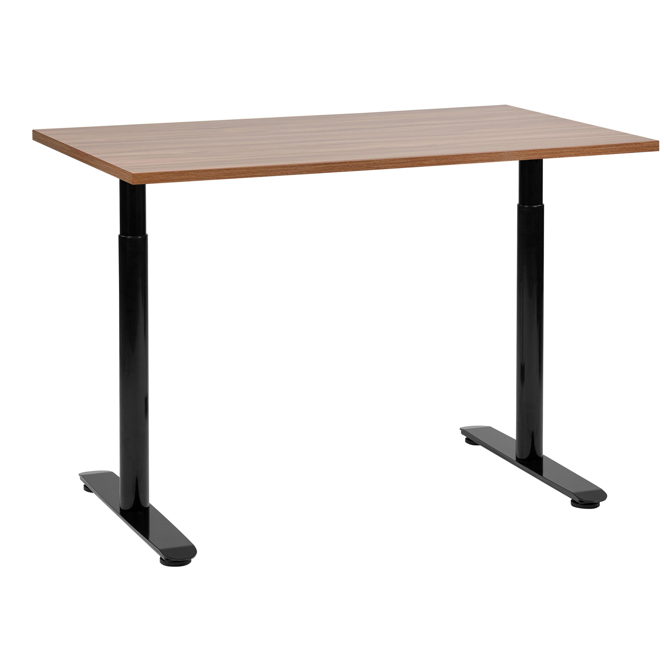 Työpöytä säädettävä DESTINAS 120 cm 72 cm Ruskea/musta