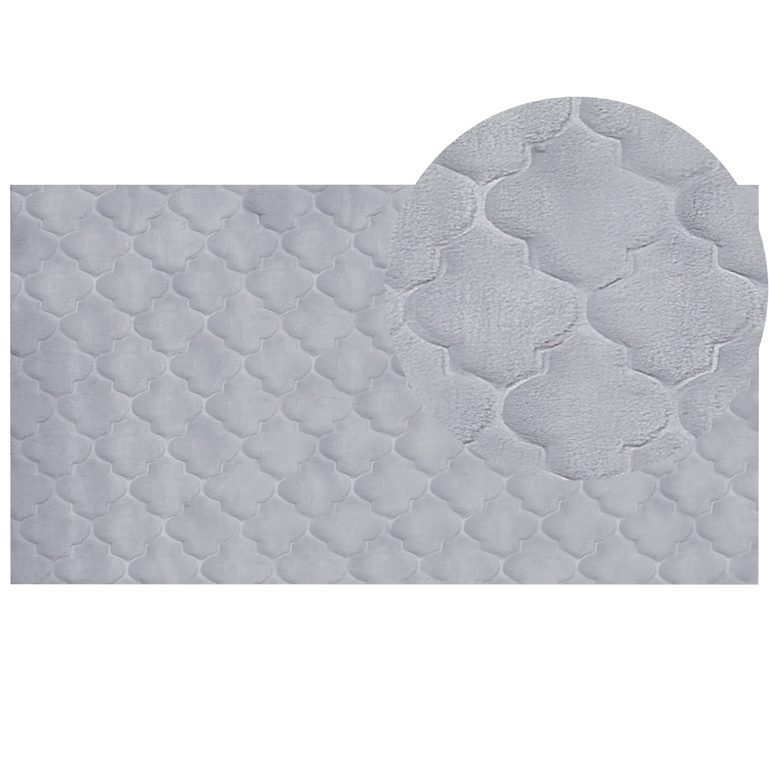 Tekoturkismatto GHARO Harmaa 80 x 150 cm