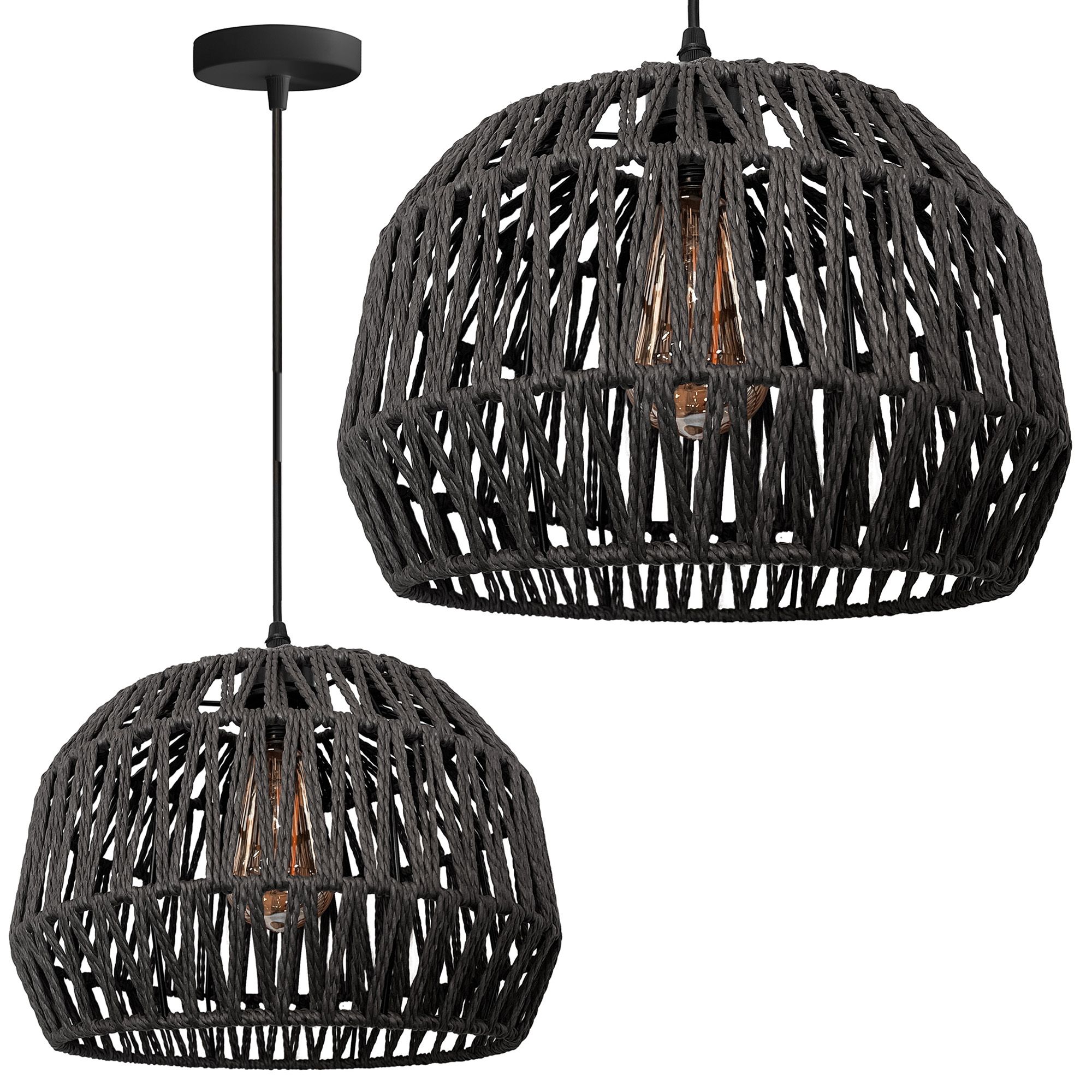 TOOLIGHT kattovalaisin APP1483-1C musta, 30x30x22cm