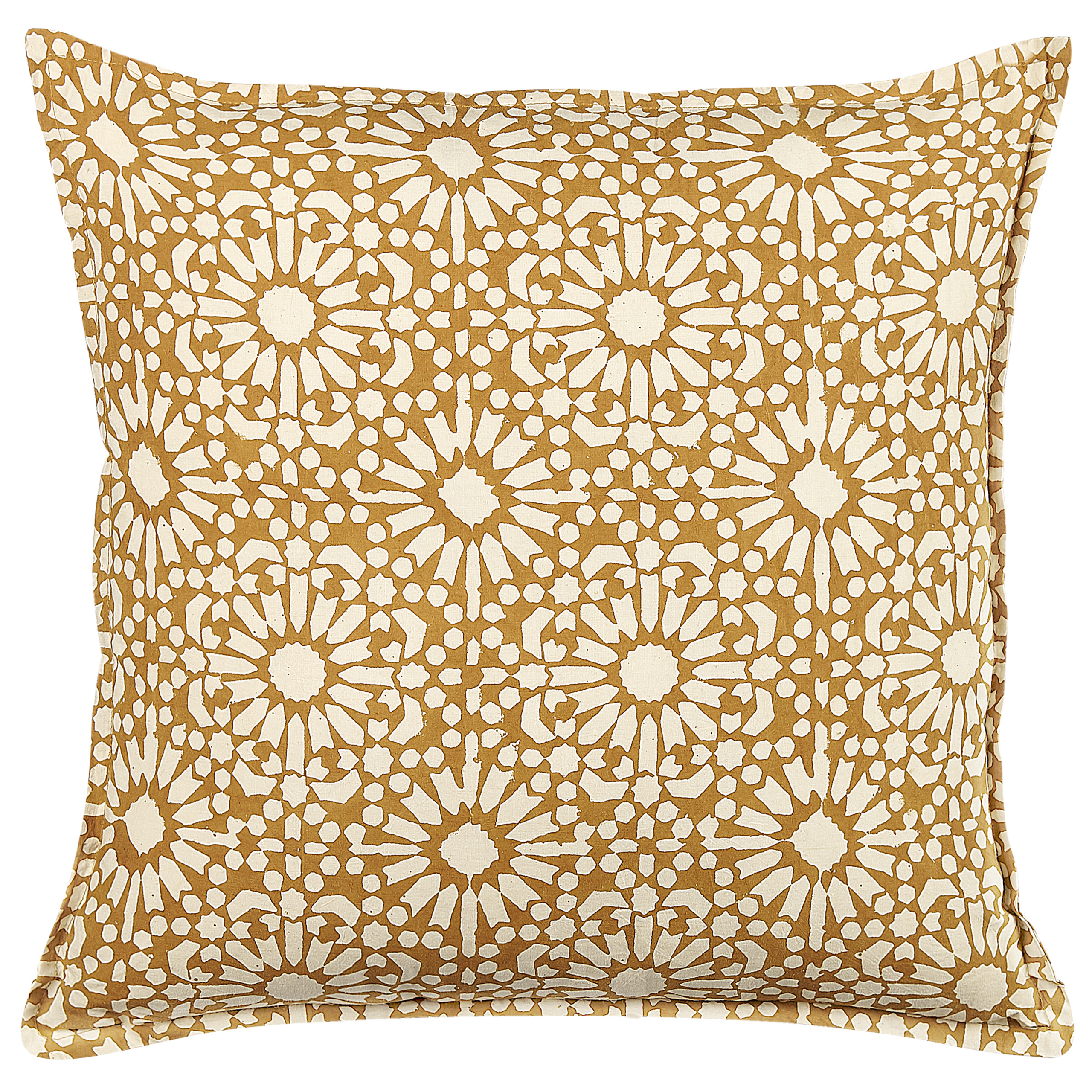 Koristetyyny CEIBA 45 x 45 cm Puuvilla Beige Geometrinen kuvio