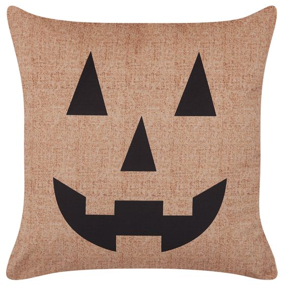 Koristetyyny SEBES sametti 45 x 45 cm Beige Abstrakti kuvio