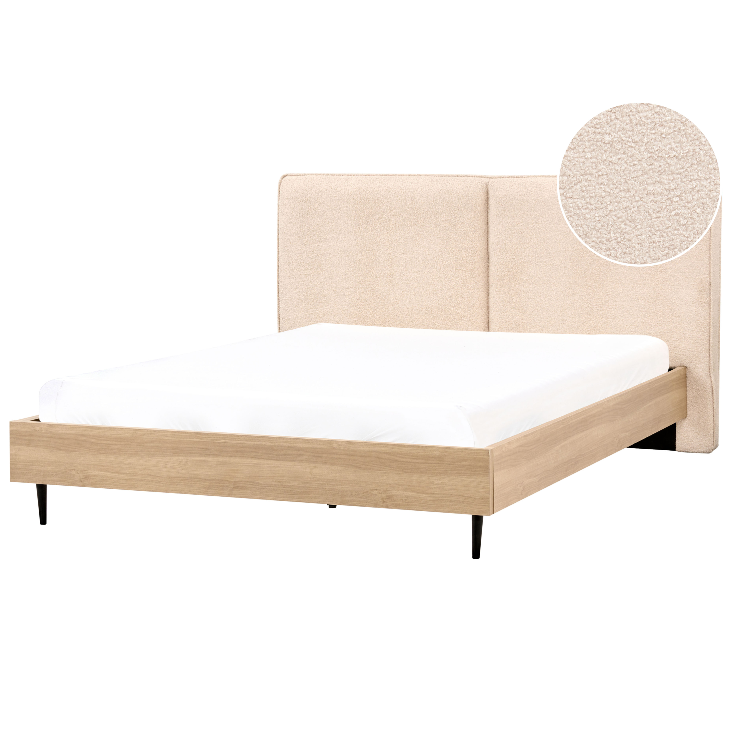 Sänky Buklee IZERNORE 180 x 200 cm Beige