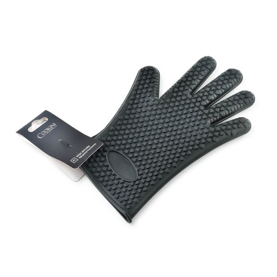 Keittiökäsine silikoni Cookini Basic Kitchen 27x14cm musta 1kpl