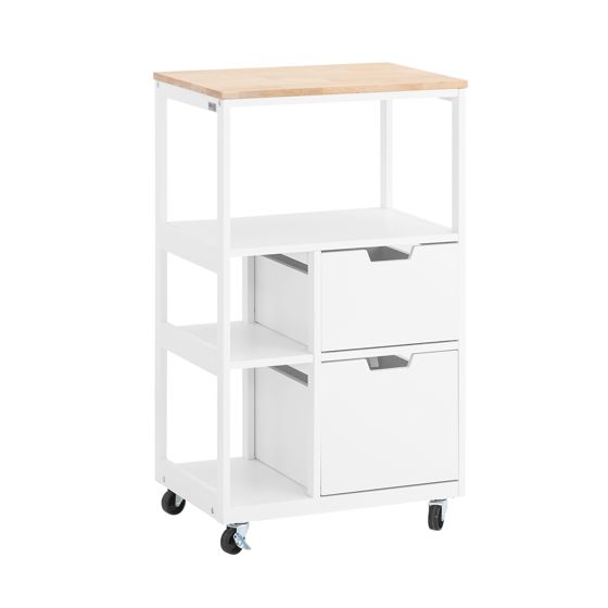 SoBuy Kestävän laatuvaunu FKW111-WN 2-laatikkoinen