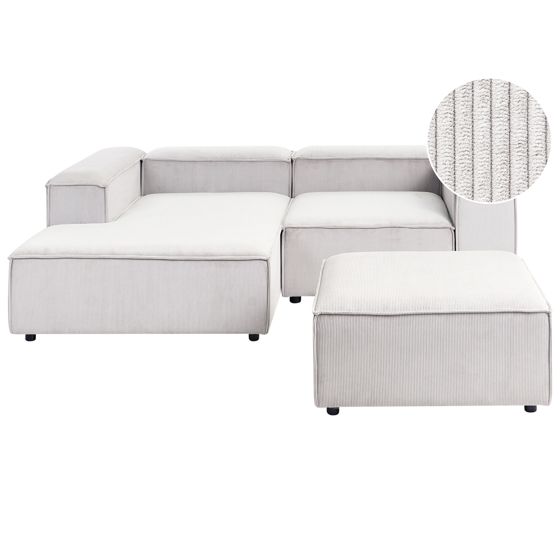 Moduulikulmasohva 3-istuttava ARDAL vakosametti Luonnonvalkoinen Oikea