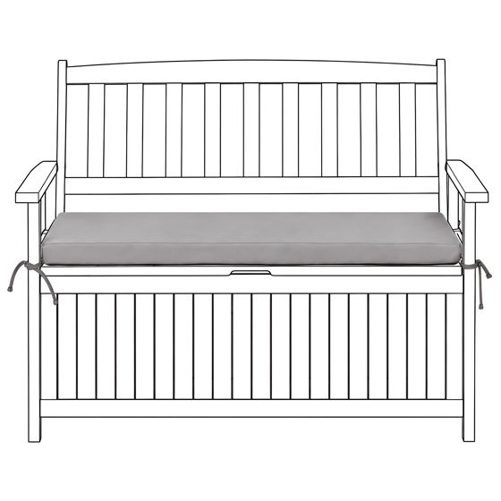 Puutarhapenkin pehmuste SOVANA 108 x 45 cm Harmaa