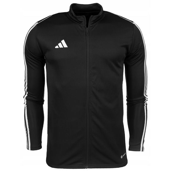 Adidas Tiro 23 nuorten collegepaita polyesteri urheiluvetoketju 164 Y5200