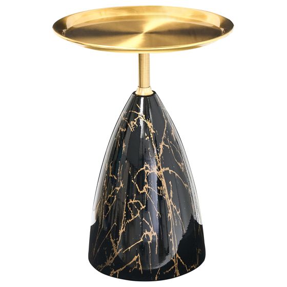 Sivupöytä STORM metalli Marmorikuvio/kulta