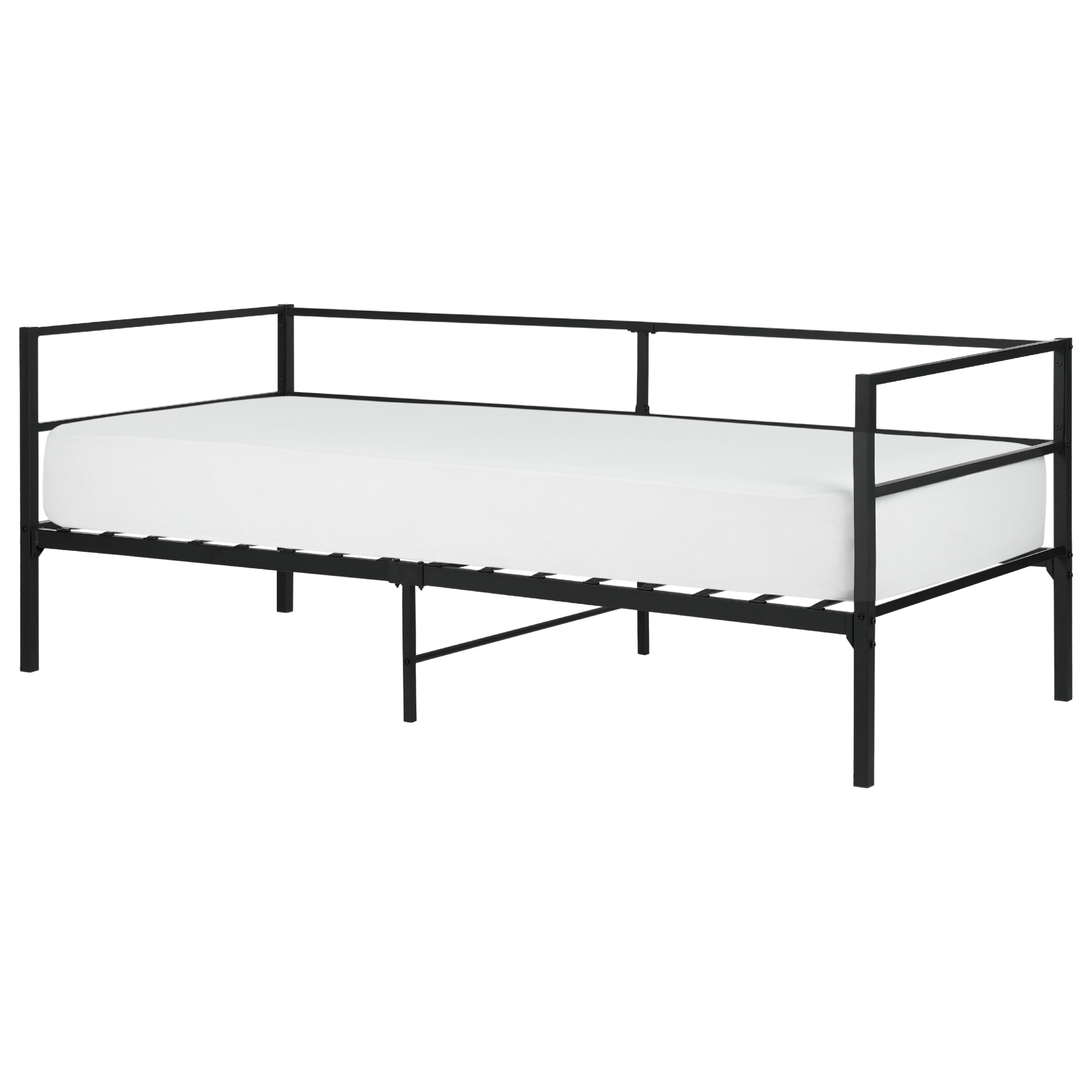 Sänky Metalli BATTUT 90 x 200 cm Musta