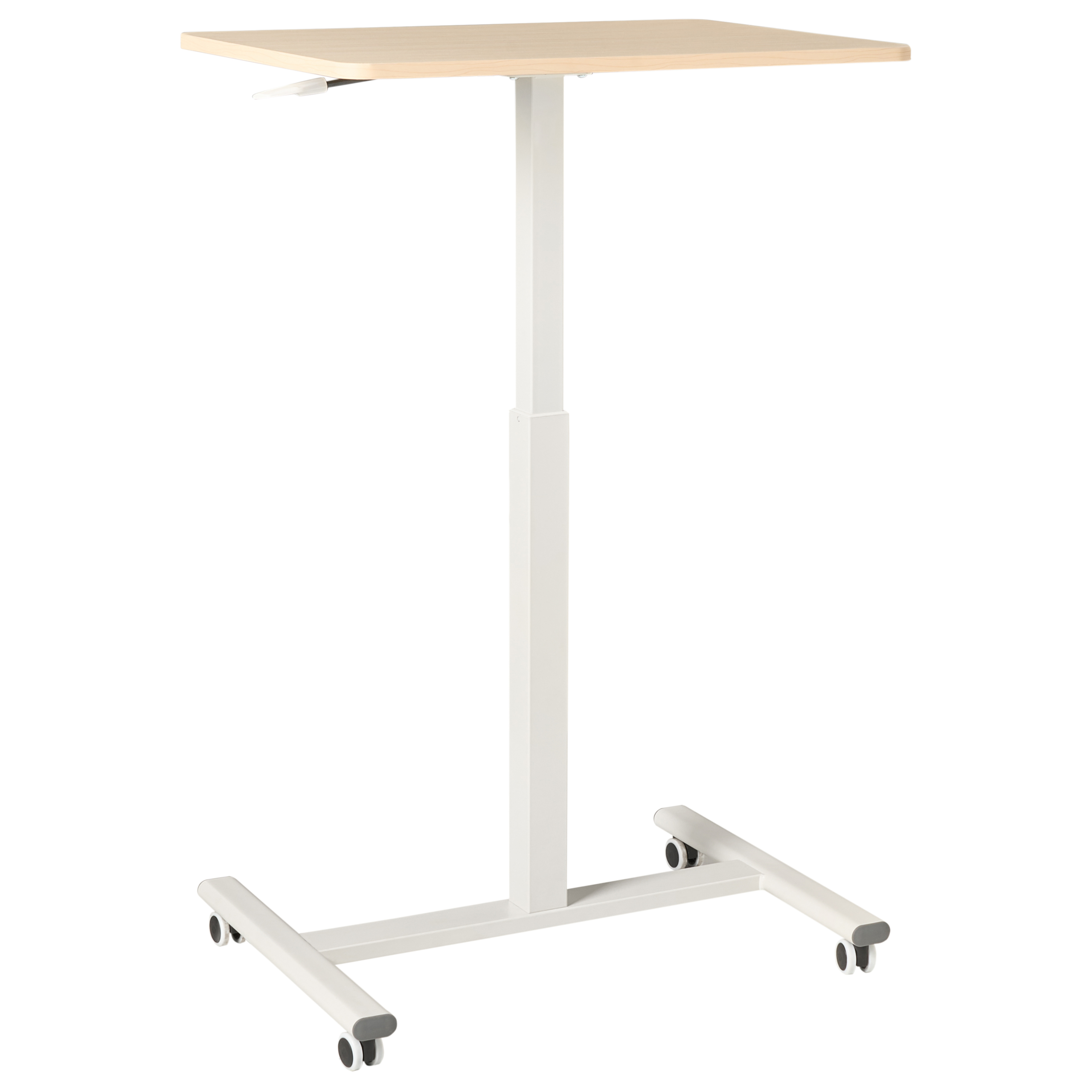 Manuaalisesti säädettävä kannettavan jalusta ACADEMIA Vaaleanruskea/valkoinen 65 cm 48 cm