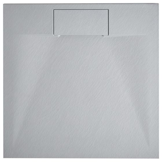 Suihkuallas AZZURRO 80 x 80 x 3 cm Harmaa