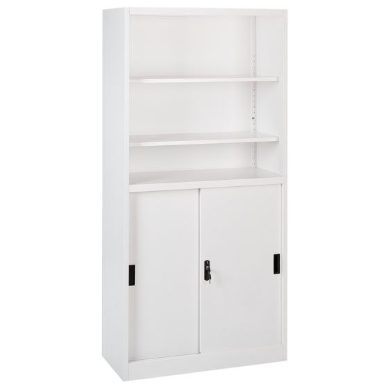 Säilytysyksikkö MUSCOVITE metalli Valkoinen