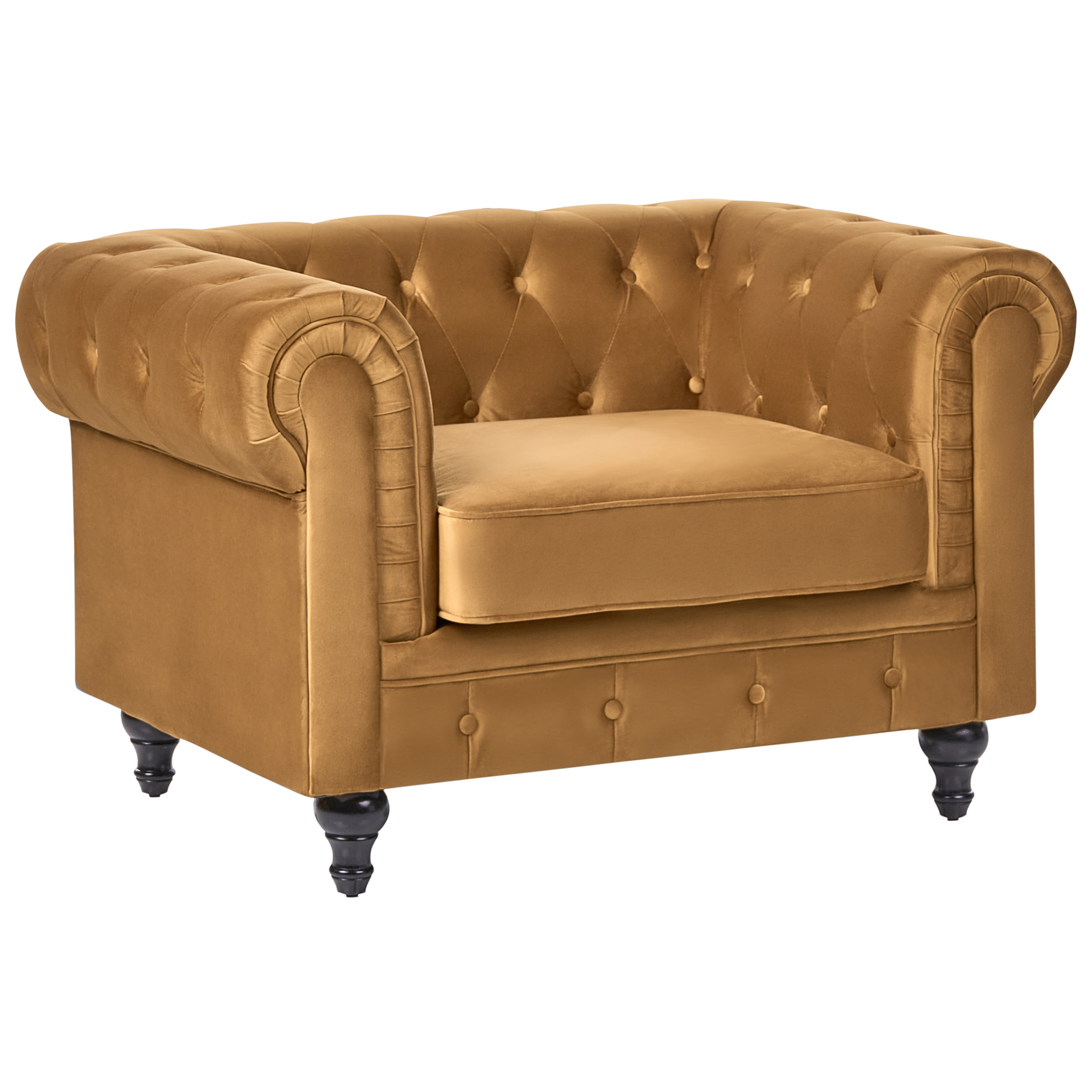 Nojatuoli CHESTERFIELD Sametti Kulta