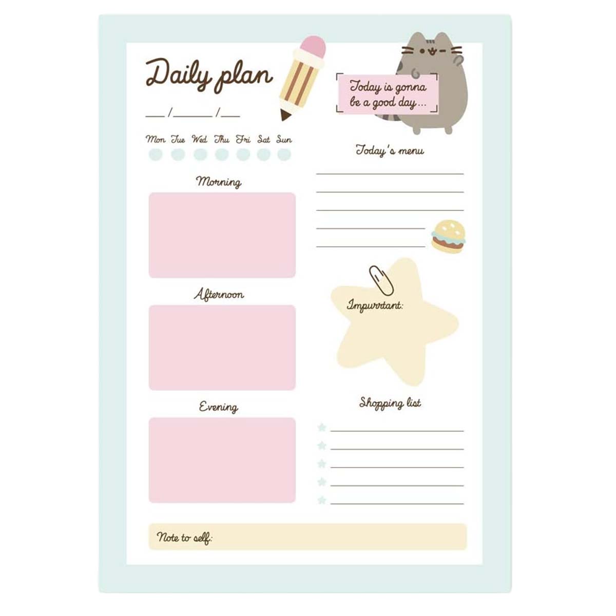 Päiväagenda A5, 54 sivua, Foodie Ludique -mallisto