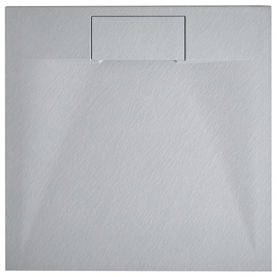 Suihkuallas AZZURRO 90 x 90 x 3 cm Harmaa