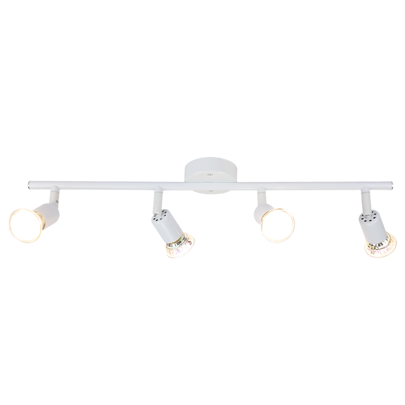 NETTLIFE säädettävä LED-kattospottivalaisin GU10 4 liekkikattospottivalaisinta säädettävä teollinen olohuone