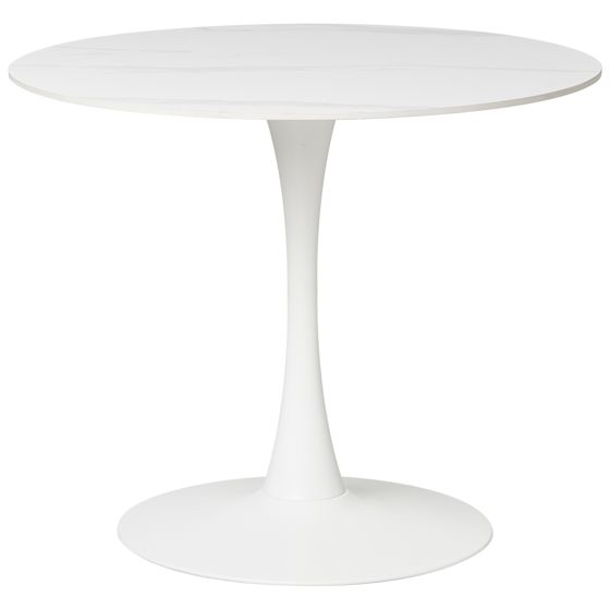 Ruokapöytä BOCA Valkoinen marmorikuvio 90 cm 90 cm keramiikka