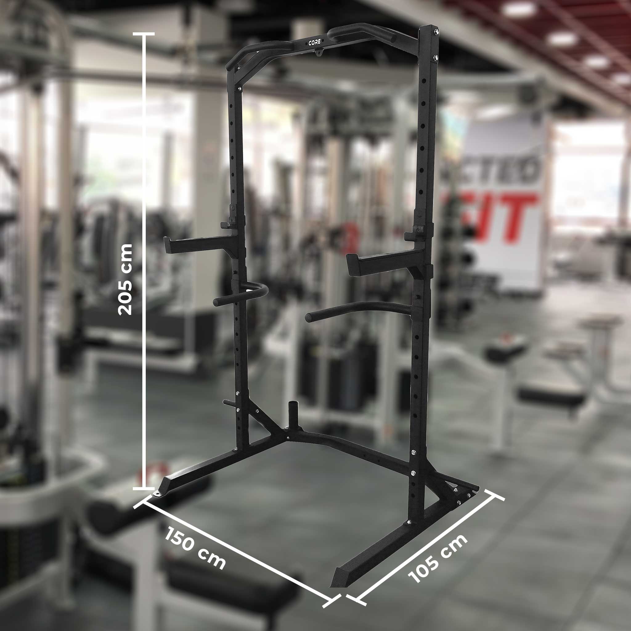 Nordcore Half rack Kyykkyteline Core 150x105x205cm