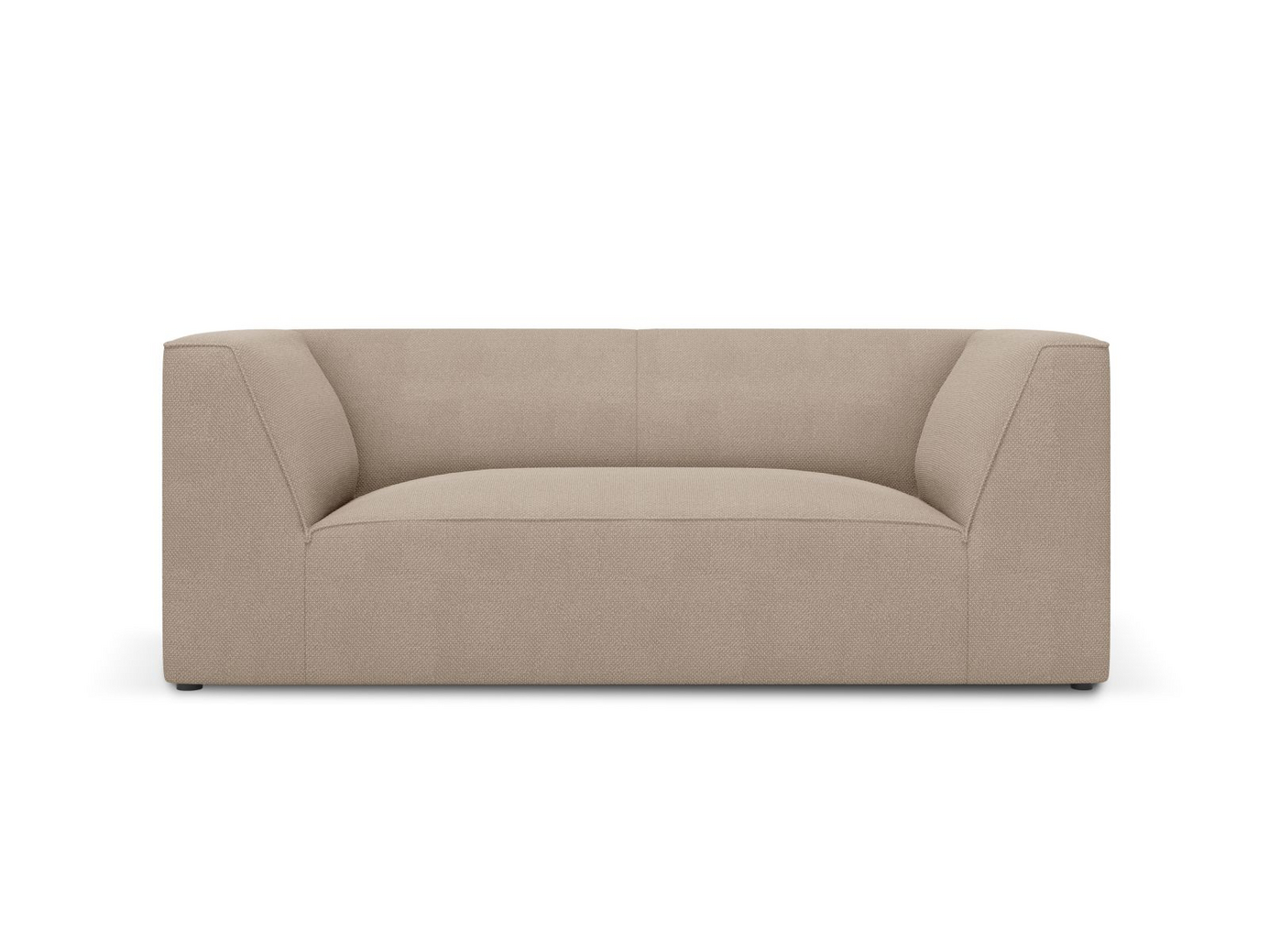 Cosmopolitan Design sohva, "Siena", 2-istuttava, 174 × 92 × 69 cm, Ottawa, mustat muovijalat