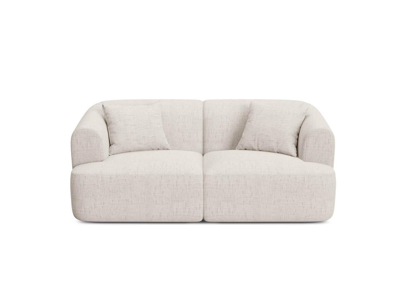 Cosmopolitan Design moduulisohva, "Campi", 2-istuttava, 180 × 90 × 70 cm, Moly, mustat muovijalat