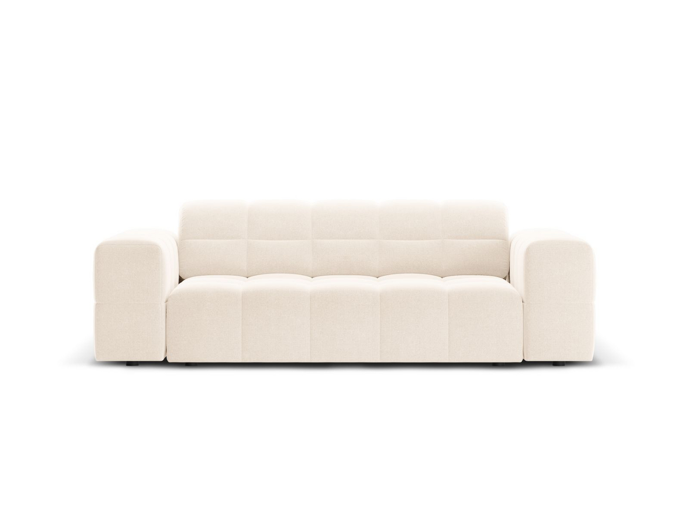 Cosmopolitan Design sohva, "Chicago", 2-istuttava, 178 × 102 × 78 cm, Haga, mustat muovijalat