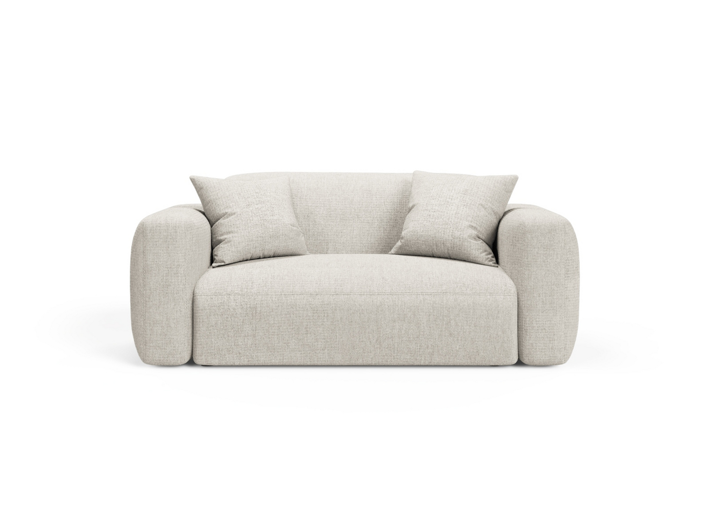 Cosmopolitan Design moduulisohva, "Strino", 2-istuttava, 180 × 98 × 78 cm, Sorella, mustat muovijalat