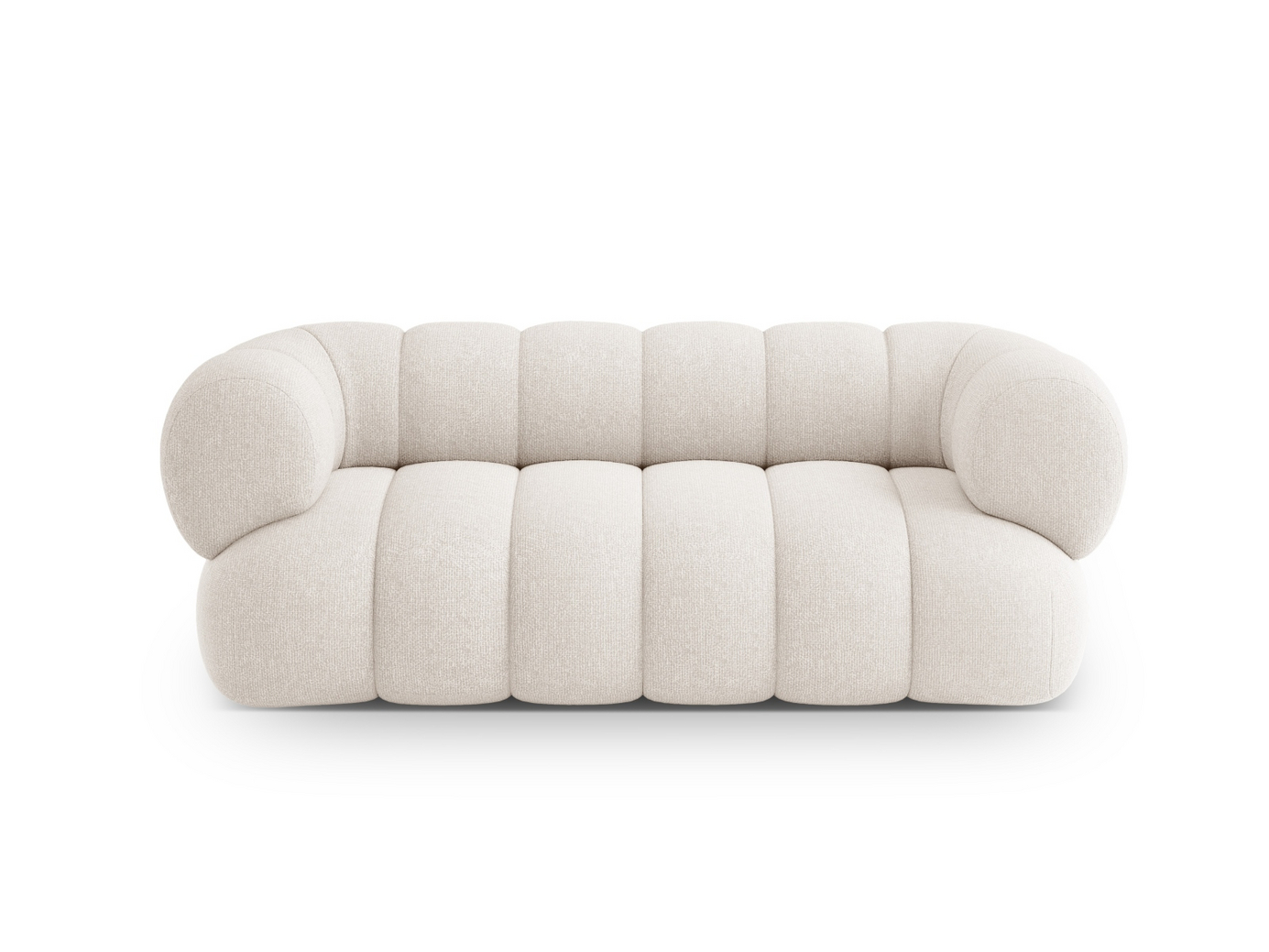 Cosmopolitan Design sohva, "Koge", 2-istuttava, 180 × 95 × 70 cm, Eden 10, mustat muovijalat