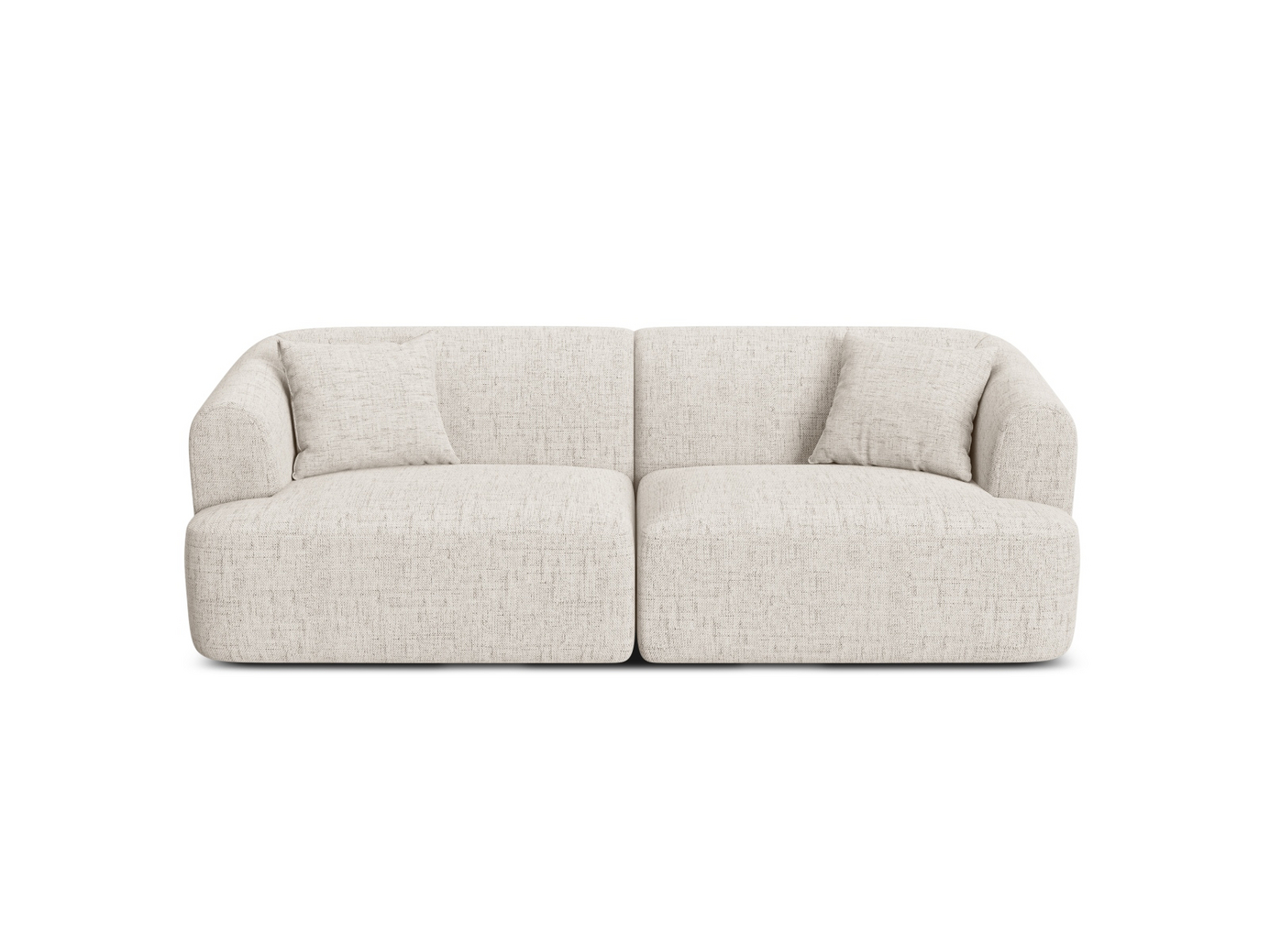 Cosmopolitan Design moduulisohva, "Campi", 3-istuttava, 220 × 90 × 70 cm, Moly, mustat muovijalat