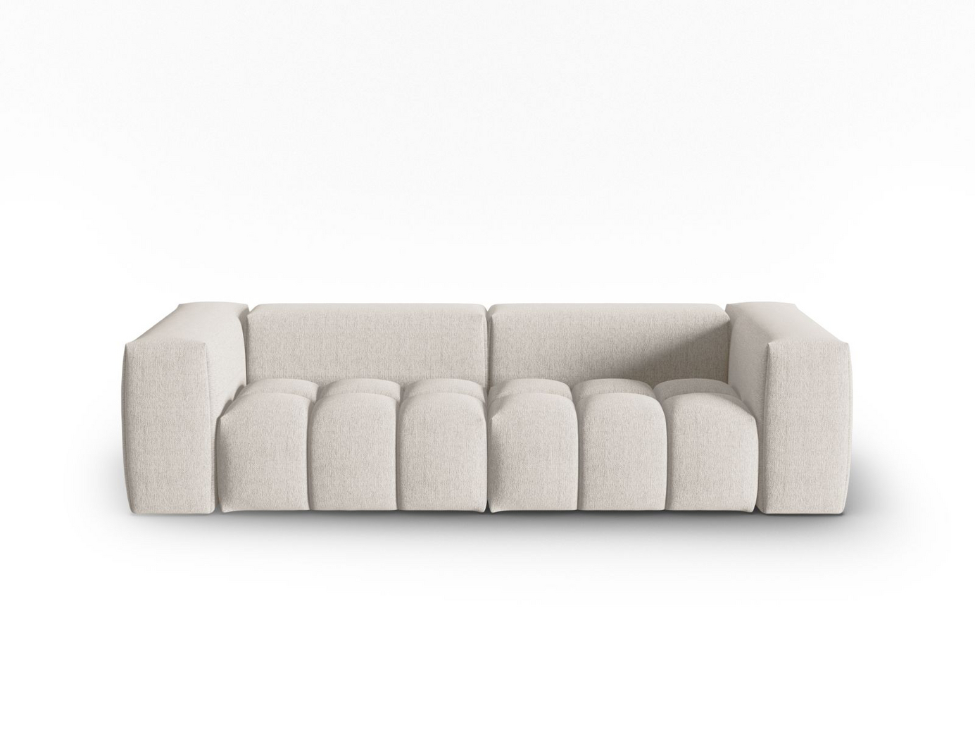 Cosmopolitan Design moduulisohva, "Verona", 3-istuttava, 230 × 85 × 70 cm, Sorella, mustat muovijalat