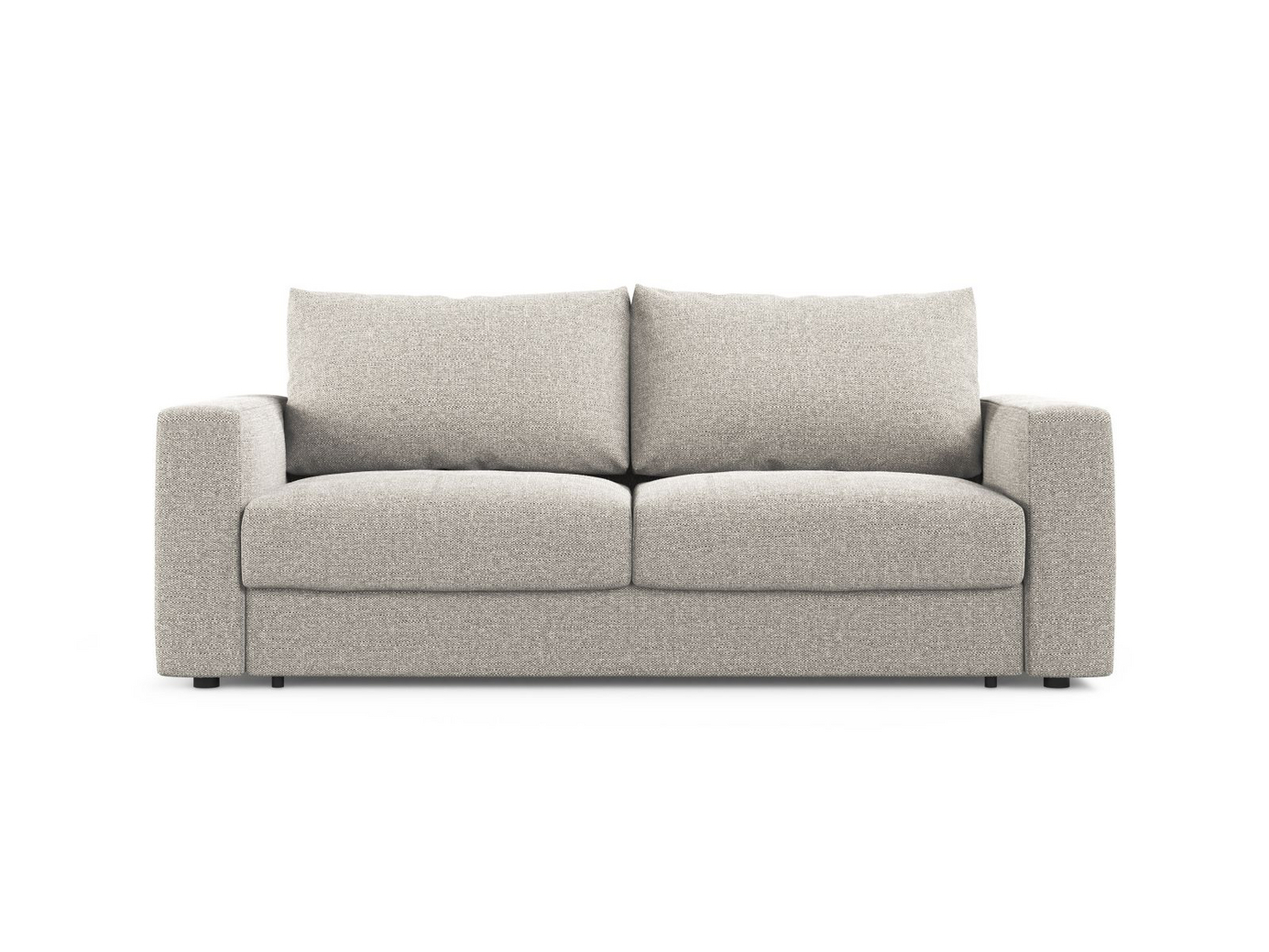 Cosmopolitan Design vuodesohva, "Grena", 3-istuttava, 205 × 100 × 90 cm, BABEL, mustat muovijalat