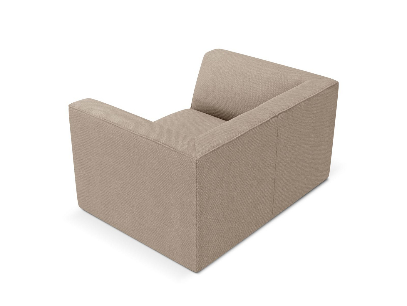 Cosmopolitan Design nojatuoli, "Siena", 1-istuttava, 120 × 92 × 69 cm, Ottawa, mustat muovijalat