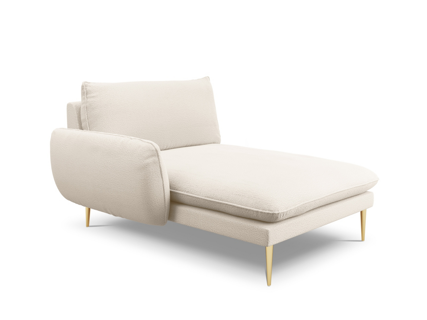 Cosmopolitan Design vasenkätinen bouclé-divaani, 