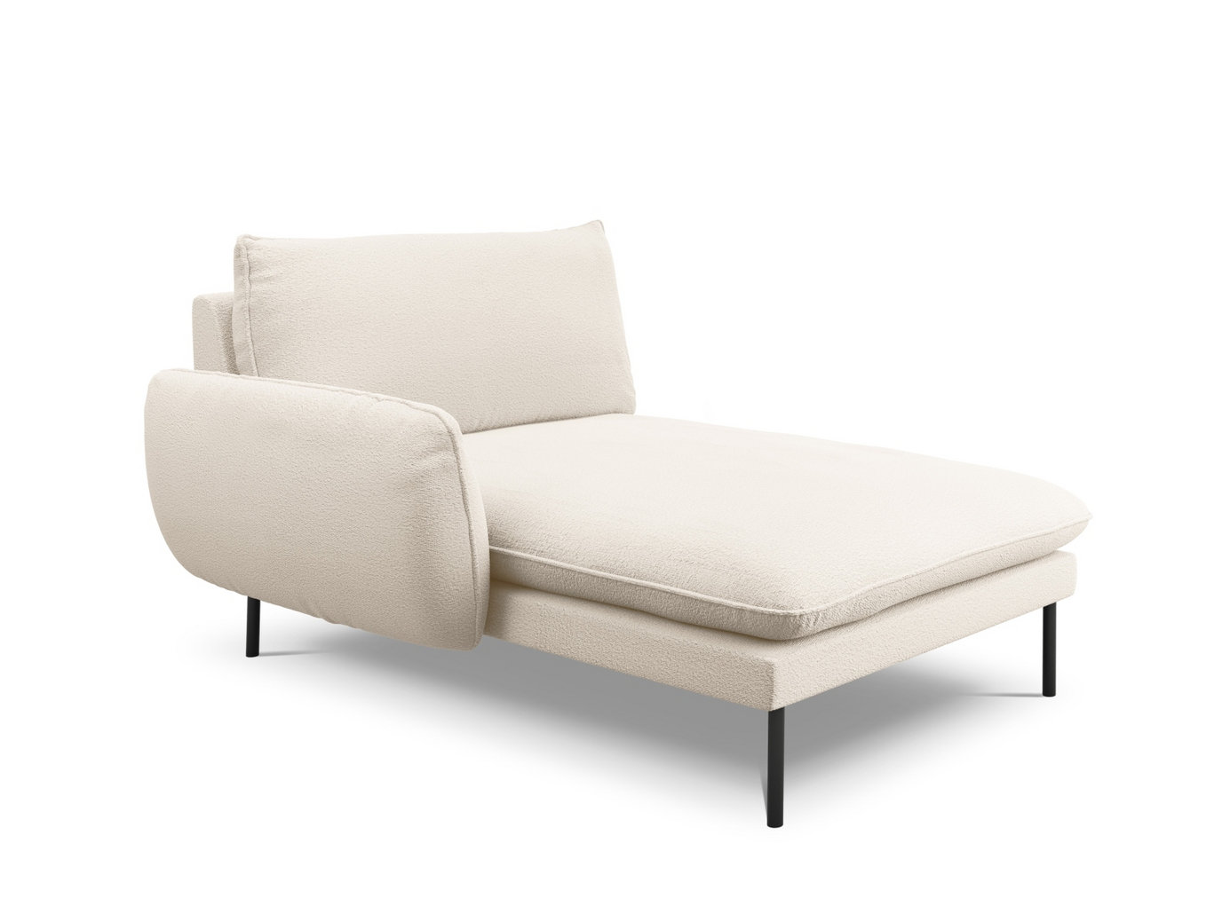 Cosmopolitan Design vasenkätinen bouclé-divaani, 