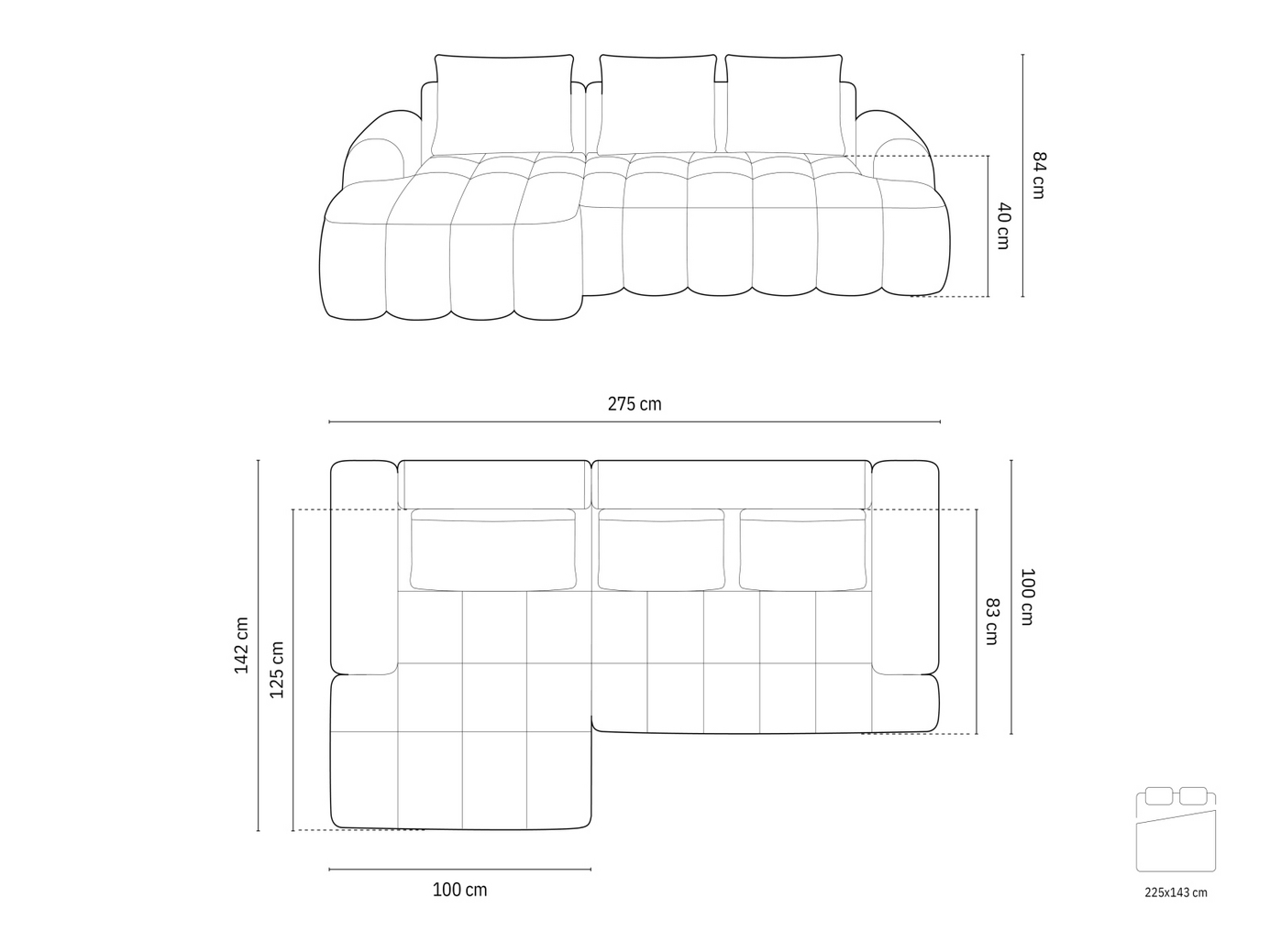 Seinäpeili PULNOY 72 cm 80 cm Vaaleanpunainen