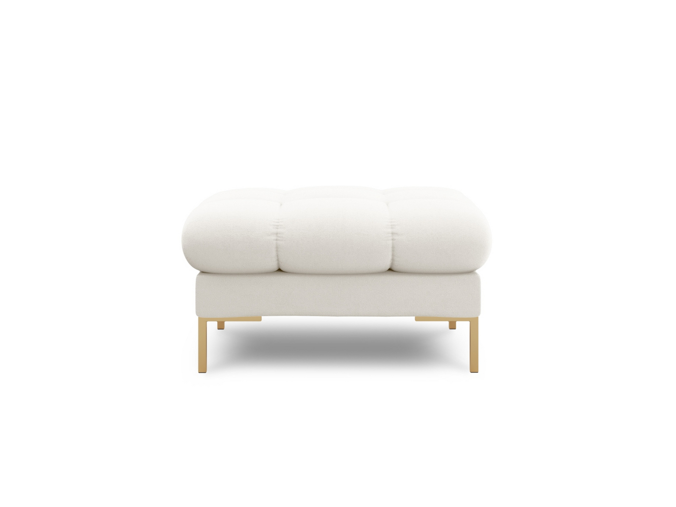Cosmopolitan Design rahi, "Bali", 1-istuttava, 60 × 60 × 41 cm, Neve, kullanväriset metallijalat