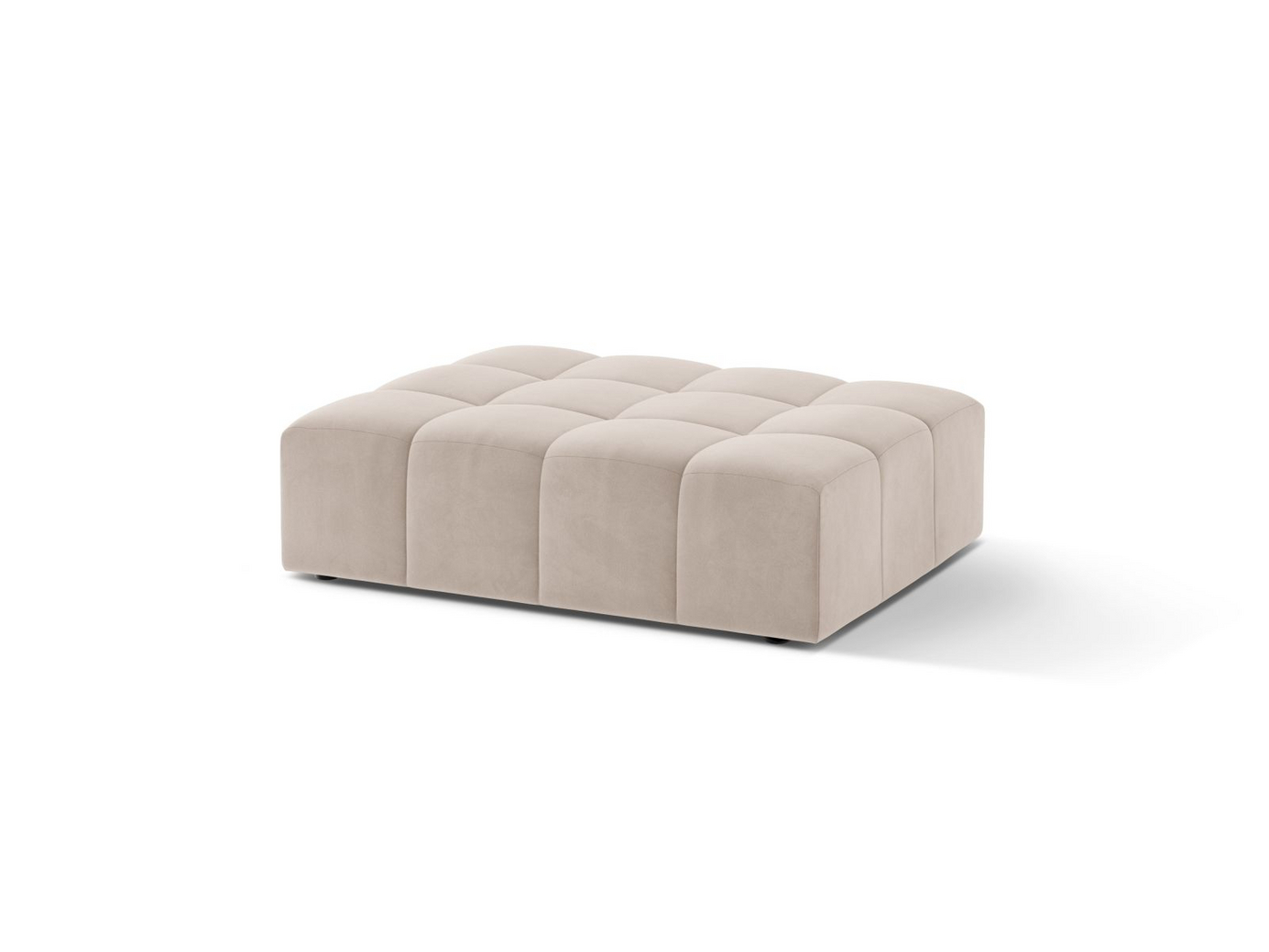 Cosmopolitan Design samettirahi, "Chicago", 1-istuttava, 102 × 84 × 42 cm, Venus, mustat muovijalat