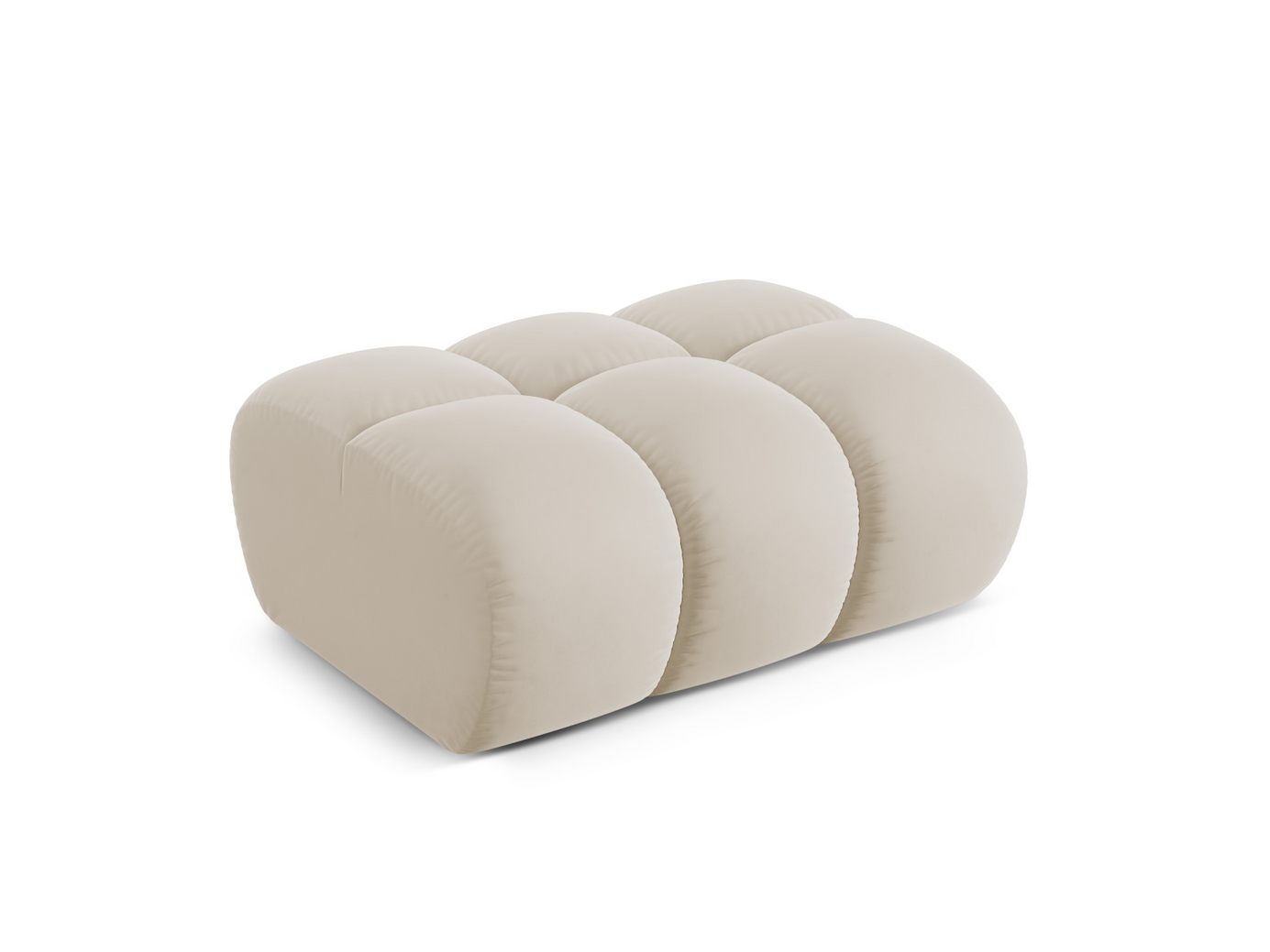 Cosmopolitan Design samettirahi, "Treno", 1-istuttava, 90 × 70 × 42 cm, Bluvel, mustat muovijalat