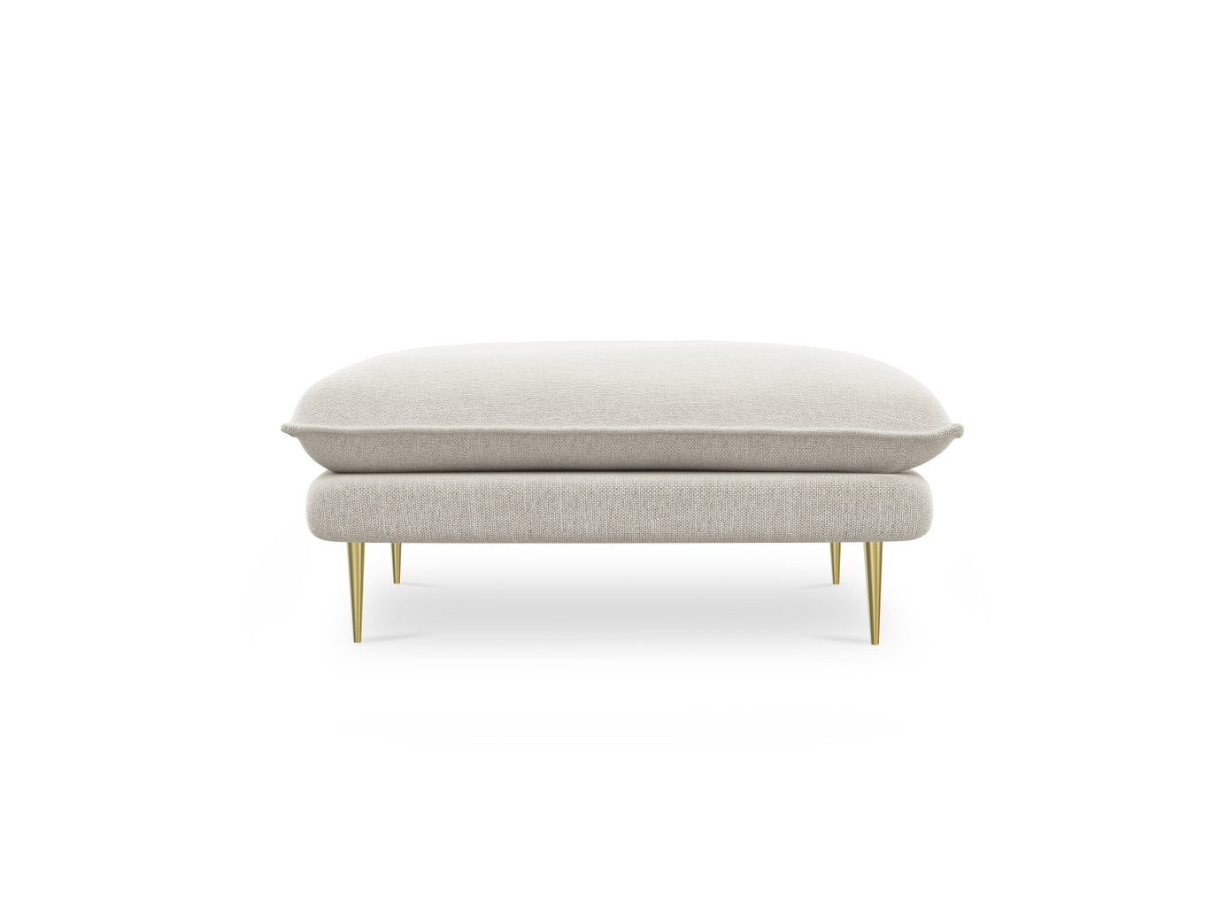 Cosmopolitan Design rahi, "Vienna", 1-istuttava, 93 × 73 × 43 cm, Positano, kullanväriset metallijalat