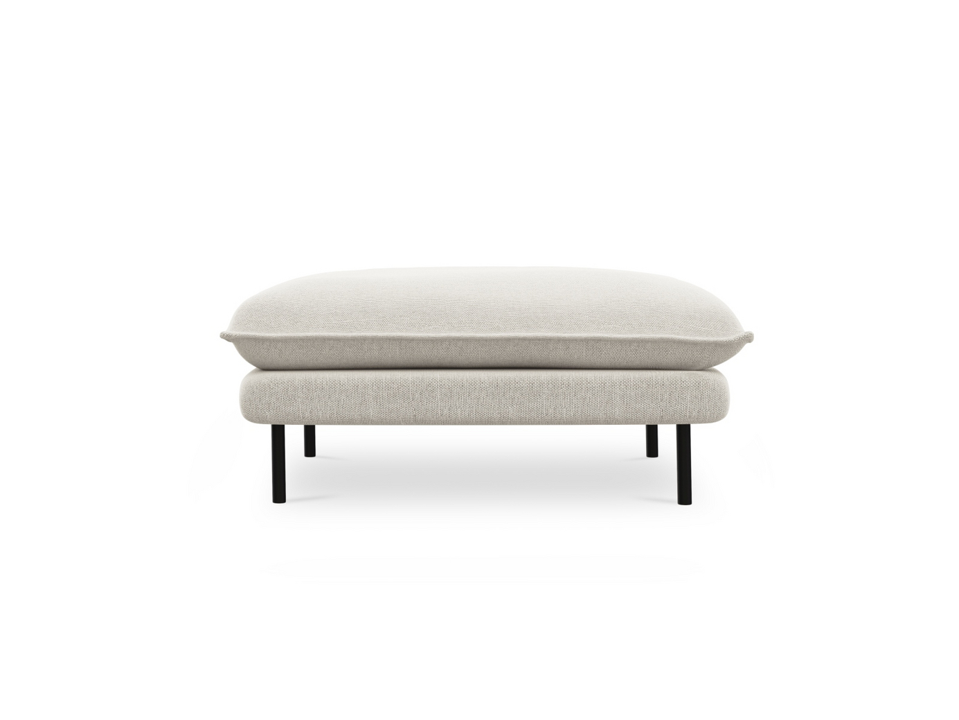 Cosmopolitan Design rahi, "Vienna", 1-istuttava, 93 × 73 × 43 cm, Positano, mustat metallijalat