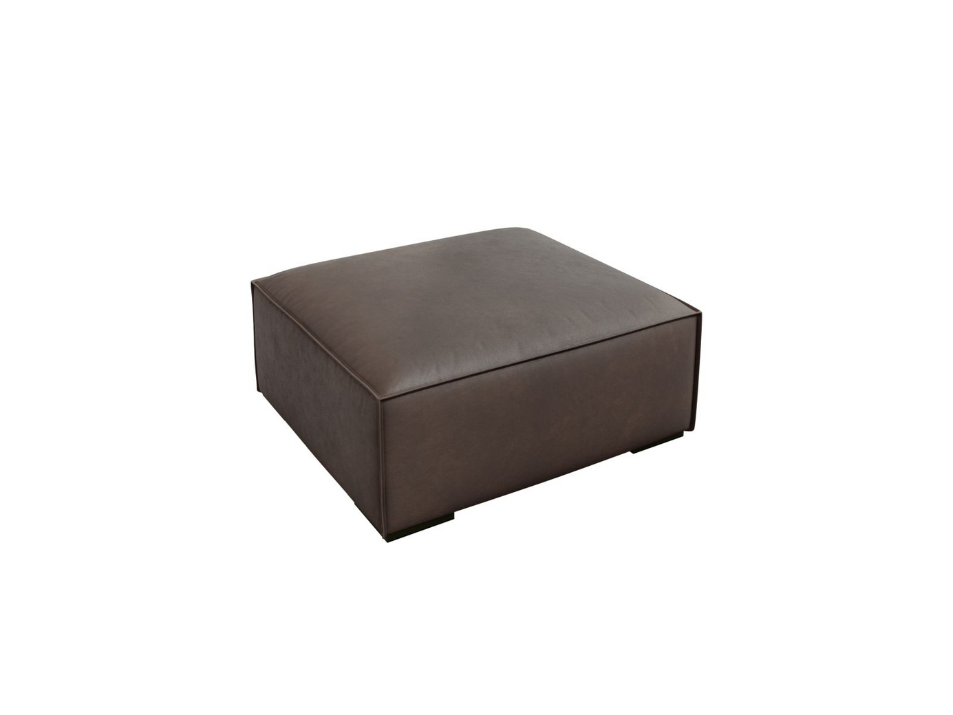 Cosmopolitan Design nahka rahi, "Turin", 1-istuttava, 100 × 100 × 39 cm, Granada, mustat pyökkijalat