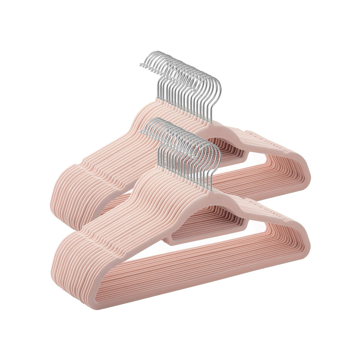 Songmics samettiset vaateripustimet, 50 kpl, 43.5 × 0.6 × 22.5 cm, CRF020