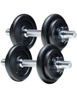 Fit'n Shape Käsipainot 20kg, rautalevyt