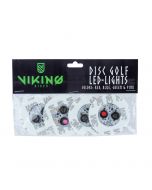 Viking Discs LED-valo frisbeegolfkiekkoon, väri (4kpl)