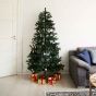 Joulukuusi puolikas 180x118cm, LED -valoilla