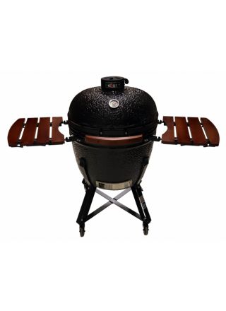KOBE Kamado hiiligrilli PROFESSIONAL XXL BLACK EDITION, kaupan päälle suojahuppu, lämmönjakolevy, hiilihanko