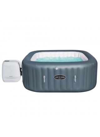 Bestway Ilmatäytteinen poreallas Lay-Z-Spa Hawaii HydroJet Pro, 4-6 hlöä, harmaa