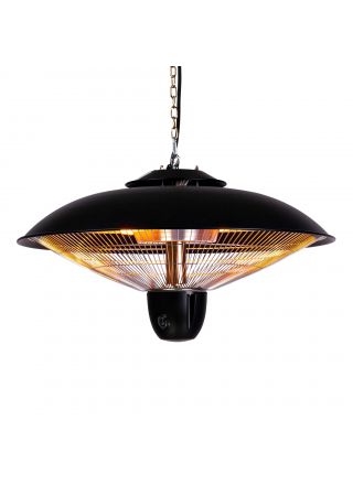 Fornorth terassilämmitin Ceiling Heater Deluxe 2000W etäohjaus, musta