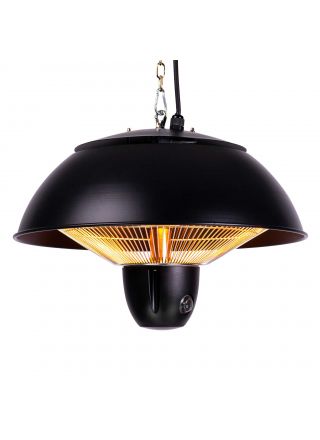 Fornorth terassilämmitin Ceiling Heater Original 1500W etäohjaus, musta