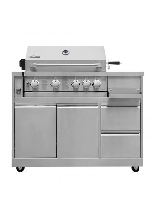 Inox Range Ulkokeittiö - moduuli kaasugrillillä