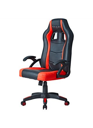 Kuura Gaming pelituoli Gamer, musta-punainen